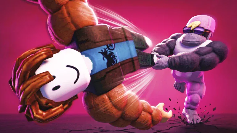 Just Yeet Bro Roblox gameplay — grab opponents and yeet them off the stage in PvP arena rounds